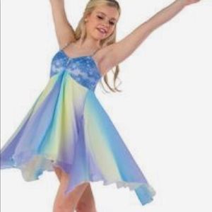 rainbow dance costume